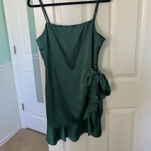 Green silk dress from Southmoon Under